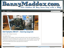 Tablet Screenshot of dannymaddox.com